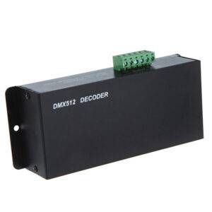 DC 12V-24V 3 Channel DMX Decoder LED Controller for RGB LED Strip Light